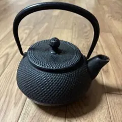 南部鉄器 鉄瓶 扇面文様 茶道具 未使用品 - メルカリ