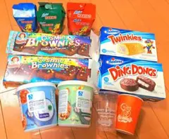 海外　お菓子　空箱　小物入れ HARIBO Randy's donuts