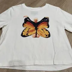 RVCA ルーカ＊バタフライプリント Tシャツ ホワイト Sのサムネイル