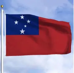 サモア 国旗 フラッグ 応援 150cm 旗 flag サッカー ラグビー