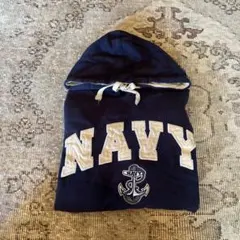 Navy フード付きパーカー