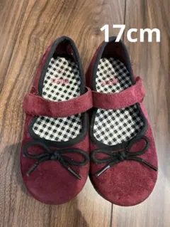 キッズ パンプス BREEZE リボン 17cm