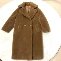 土日限定値下げ♡MaxMara テディベアコート キャメル - メルカリ