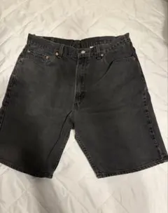 90sリーバイス550ブラックデニム ハーフパンツUSA製W36Levi's - メルカリ
