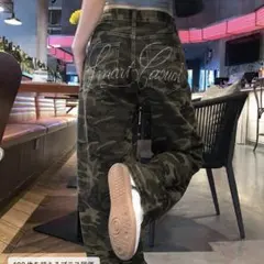 (SHEIN)迷彩柄デニムパンツのサムネイル