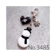 【3485】SnowMan 推し色 雪だるまキーホルダー