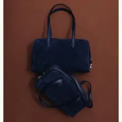 TOUT Y EST SAC LOQUET SMALL ネイビー トュティエ - メルカリ