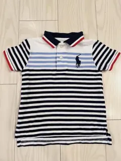【美品】ラルフローレン ベビー ポロシャツ 18M（80〜90）ボーダー 男の子