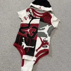 JORDAN ベビー ロンパース 帽子 セット