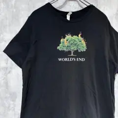 WORLD'S END 世界のおわり　黒 Tシャツ　XL