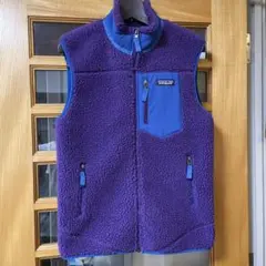 patagonia レトロX フリースベスト パープル　S
