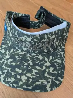 新品　スネル　迷彩バイザー　男女兼用　フリーサイズ