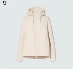 希少ユニクロ ＋J ドライスウェットパーカー　S ナチュラル　ジルサンダー
