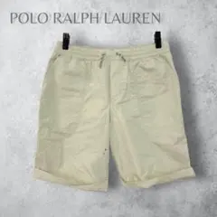 【POLO RALPH LAUREN】　インド綿　ハーフパンツ　ワンポイント刺繍