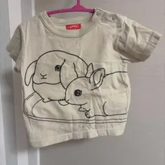 ojico うさぎイラスト Tシャツ　2A オジコのサムネイル