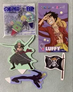 サーティーワン　ワンピースコラボ　アクリルチャーム ゾロ サンジ ルフィ