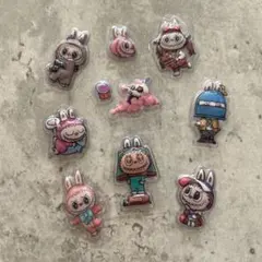 ラブブ シール帳 ボンボンドロップシール 12 海外製