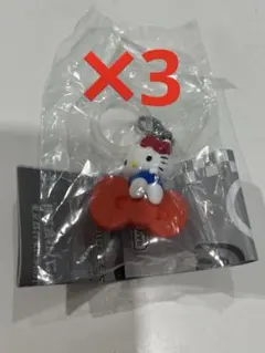 ハローキティ アメリカンデザイン めじるしアクセサリー　リボン ×3