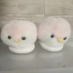ふわふわ ひよこ ルームシューズ スリッパ ピンク かわいい