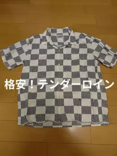 美品)テンダーロイン チェッカー オープンカラー シャツ 半袖S - メルカリ