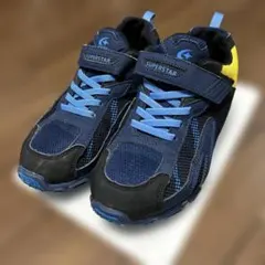 SUPERSTAR ネイビー/ブルー スニーカー 21.5cm EEE