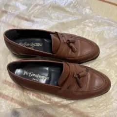 Yves Saint Laurent タッセルローファー ブラウン