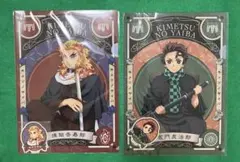 鬼滅の刃　クリアファイル（ステッカー付き）煉獄杏寿郎　竈門炭治郎