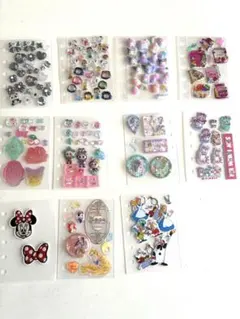 正規品ボンボンドロップシールスヌーピー、モノクロ、クロミマイメロコットン