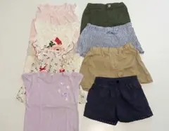 （まとめ売り）12点（サイズ110）ガールズ夏服セット