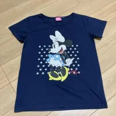 ミニーマウス Tシャツ ネイビー140センチDisney