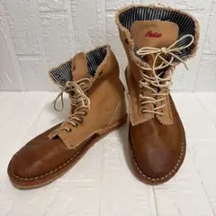 レディース　レザーブーツ　スニーカー　23.5cm ハイカットブーツ