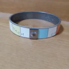 COACH コーチ シグネチャー バングル ブレスレット ロゴ マルチカラー