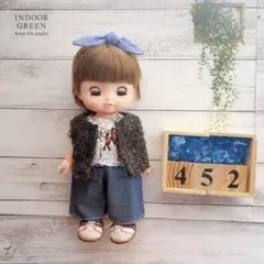 ＊452 柄Tシャツ&キュロットパンツ4点セットメルちゃんソランちゃん着せ替え服