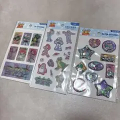 トイストーリー　セリア　ウォーターシール　ふわふわシール　3Dシール シール