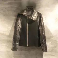 ポールスミス　レザージャケット 12aw ドッキング