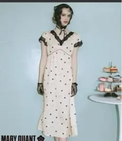 PEACH JOHN MARY QUANT コラボデイジーサテンワンピースのサムネイル