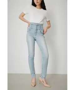 AZUL BY MOUSSY ハイウエスト スキニーデニム M