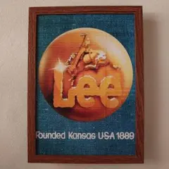 Lee リー　パロディアート　フレーム付き　壁掛け　額装　アメリカンレトロ