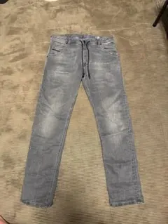 ディーゼル　グレー デニムジョグパンツ