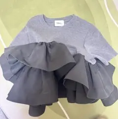 【未使用】Bibiy. DORA PEPURAMU TEE グレイ　カットソー 2025年最新】bibiy. dora pepuramu teeの人気アイテム - メルカリ