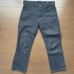 UNIQLO レディース ストレートデニム 66 ダークグレー