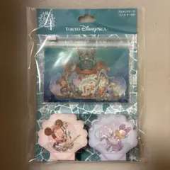 ディズニーシー 24周年 スライドケース マスキングテープ シール　セット　新品