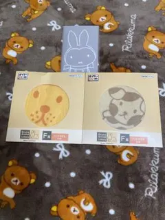 【新品】ミッフィー くじ ハンドタオル メッセージカード Bruna 一番くじ