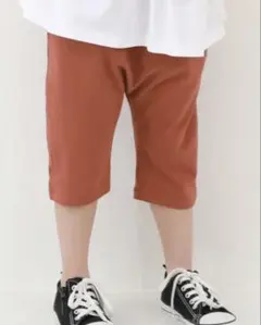 現行品　devirock サルエルパンツ　130 テラコッタ