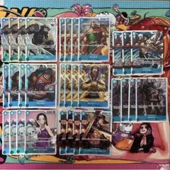 ワンピースカード　青デッキパーツ　SR 31枚まとめ売り