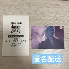 Stray Kids スキズ dominATe フィリックス 映画 特典　日本