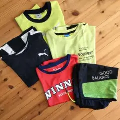 130cm PUMA、MIZUNO等スポーティ５点セット