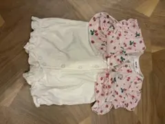 SLAP SLIP チェリー柄ロンパース 95cm未満