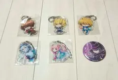 遊戯王　アクリルキーホルダー　缶バッジ　6つセット