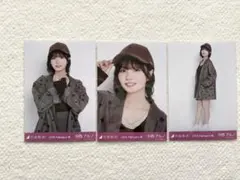 乃木坂46 生写真 中西アルノ オーバージャケット+キャップ コンプ